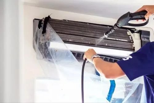 Split AC Evaporator Coil Cleaning