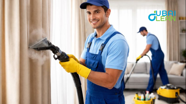 Curtains deep cleaning services in Dubai
