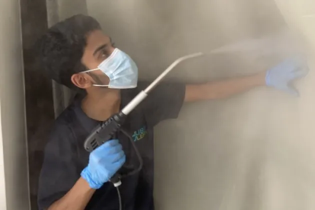 Steam deep cleaning works on carpets, kitchens, and floors effectively