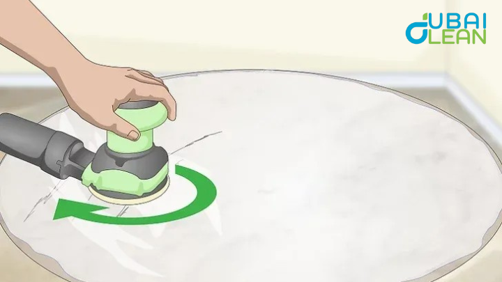 filling deep scratches with resin