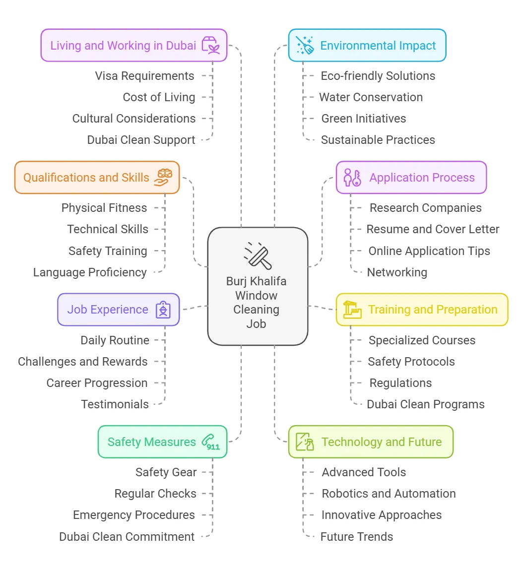 how to get a burj khalifa window cleaning job in dubai