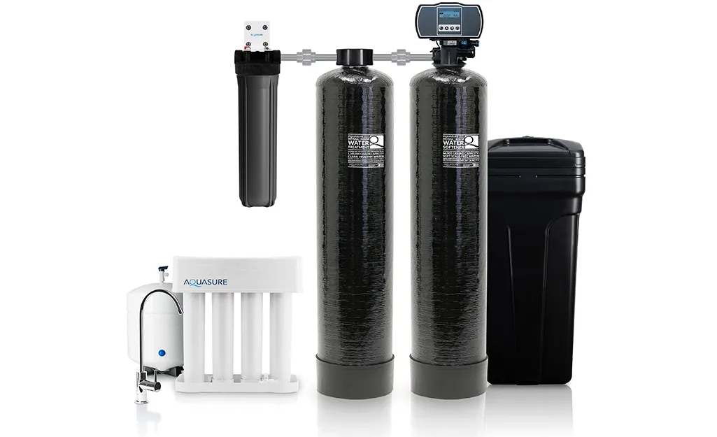 a brine tank water softener