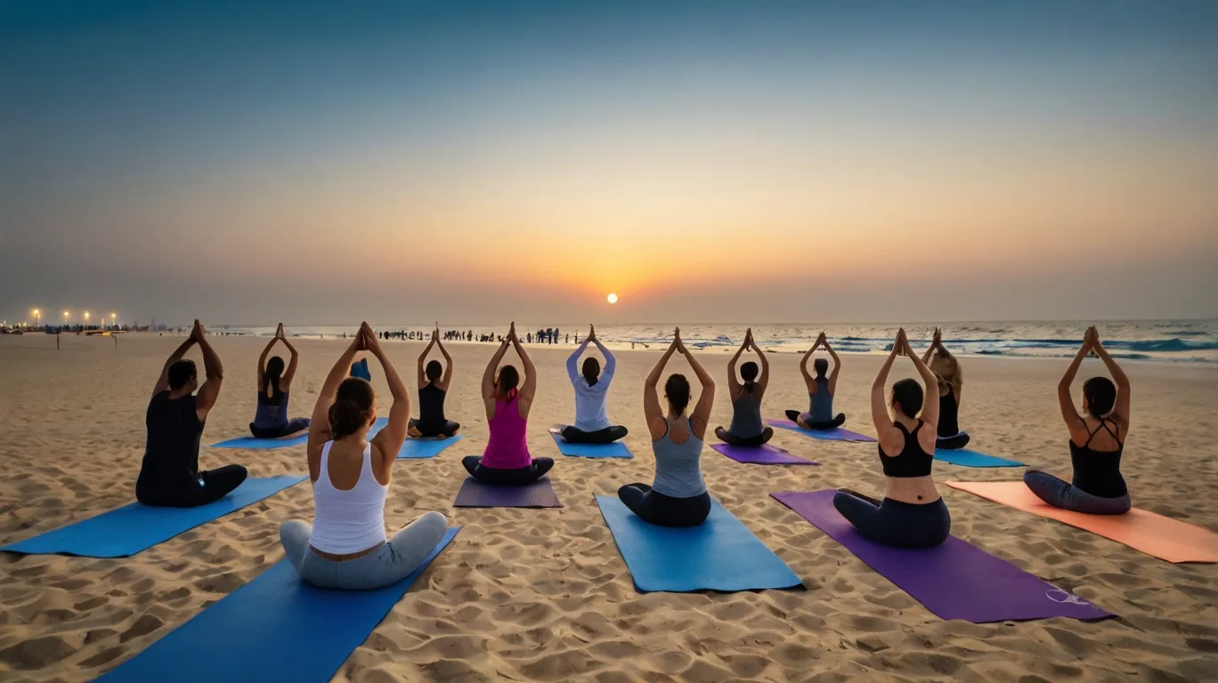 full moon beach yoga sessions in dubai best night yoga spots (4)