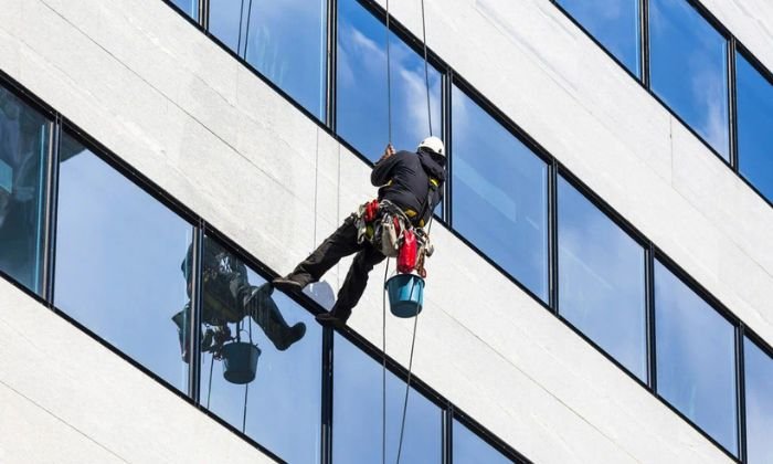 rope access high-rise window cleaning