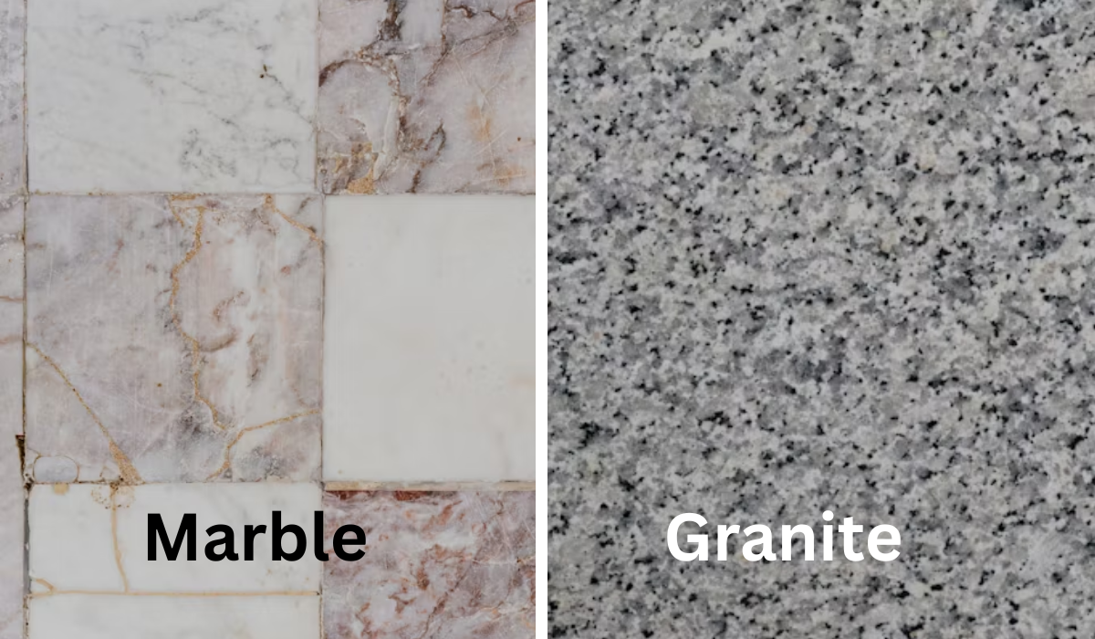 differences between marble and granite
