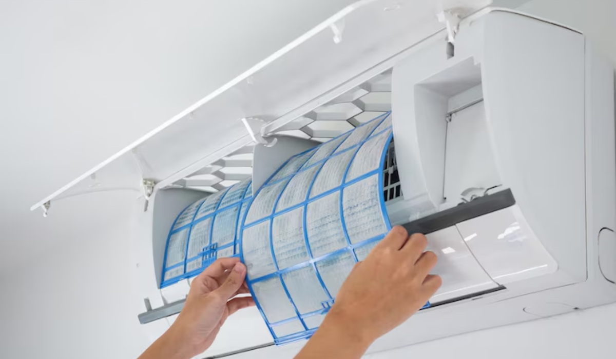 Split AC Evaporator Coil Cleaning