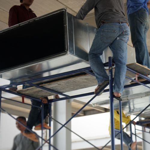 تركيب قنوات التكييف