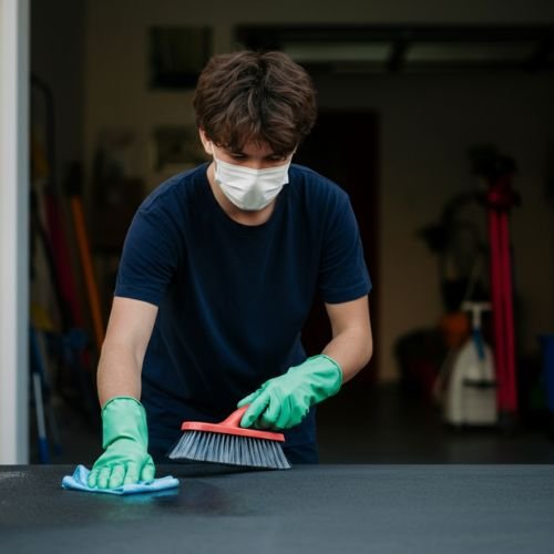 garage deep cleaning