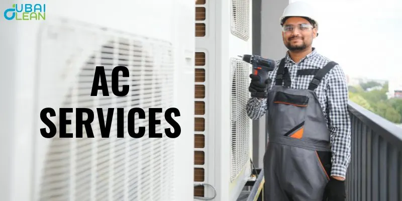 Expert AC service specialist utilizing advanced cleaning technology for comprehensive system restoration and performance optimization in Dubai home