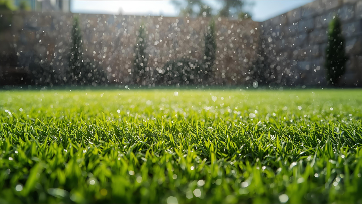 grass conserves water