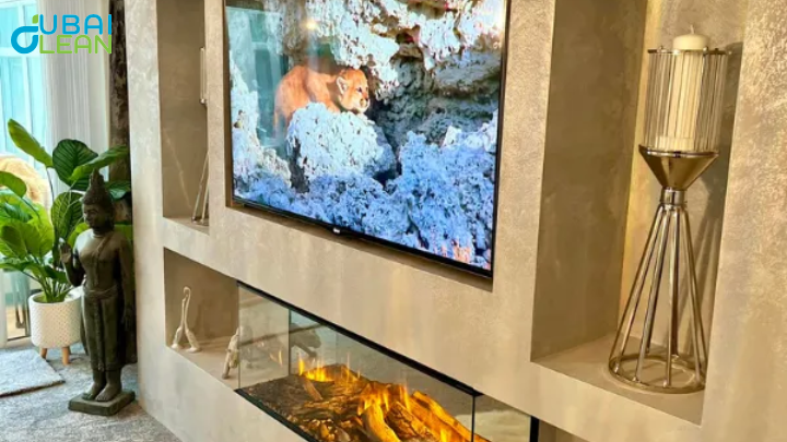 Marble Effect & Venetian Plaster Wall