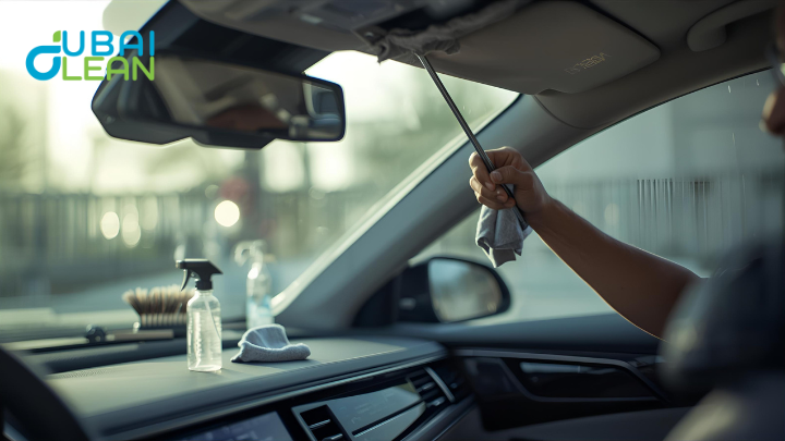 interior windshield cleaning
