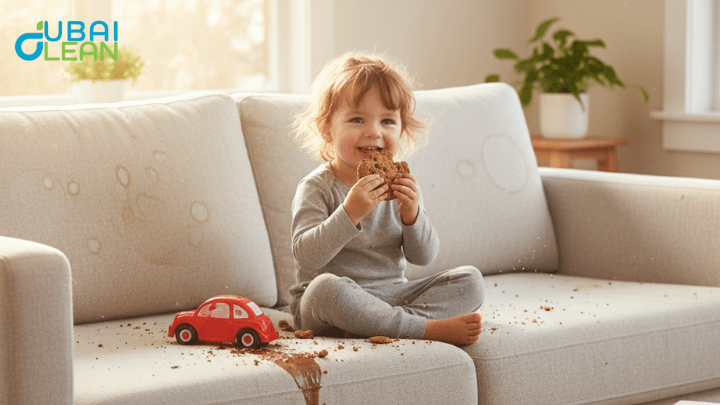 kids contribute to faster sofa dirt