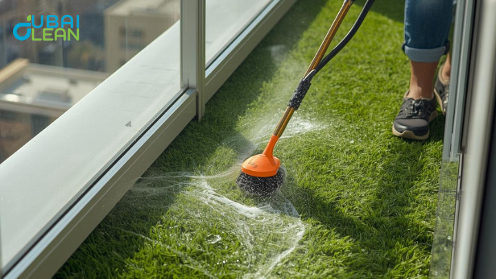 balcony grass carpet