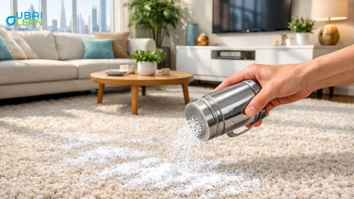 how to clean carpet with bicarbonate of soda