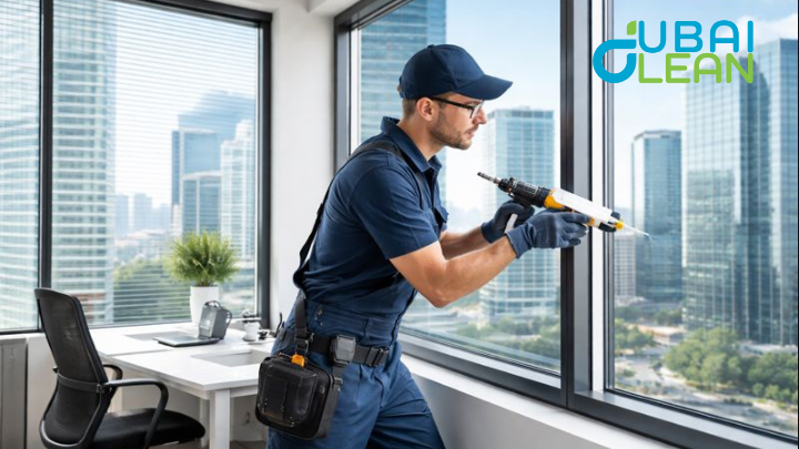 glass window seal repair office