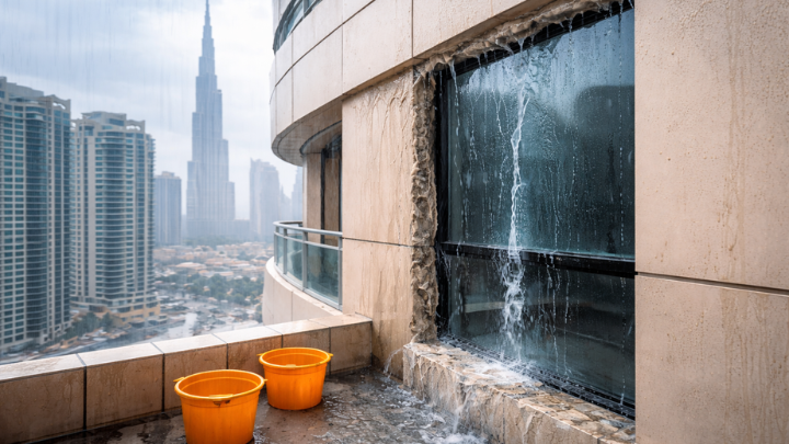 facade water leakage
