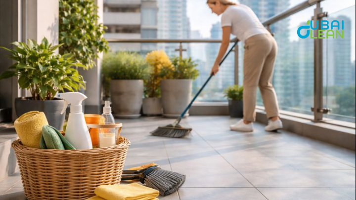 How to Clean a Balcony Without Water
