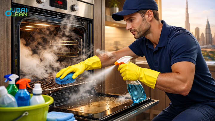 why is my oven smoking while preheating 